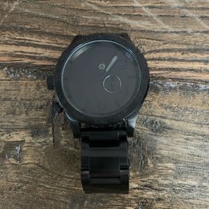 Nixon flat black 5130 watch men’s